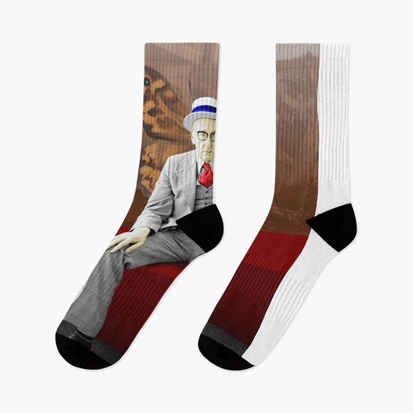 Item preview, William Burroughs with Butterfly Wings, Clown Shoes, Alarm Clock and Moon designed and sold by KALEIDOSCOPE UK.