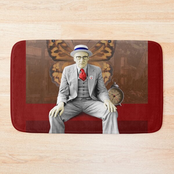 Item preview, William Burroughs with Butterfly Wings, Clown Shoes, Alarm Clock and Moon designed and sold by KALEIDOSCOPE UK.