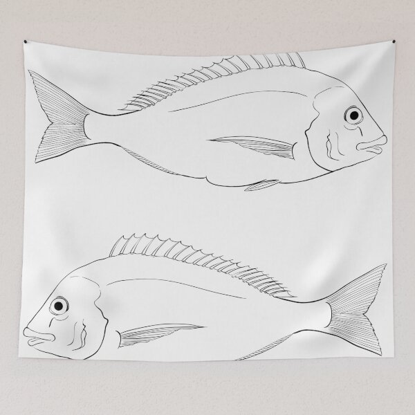 Item preview, sea bream fish designed and sold by duxpavlic.