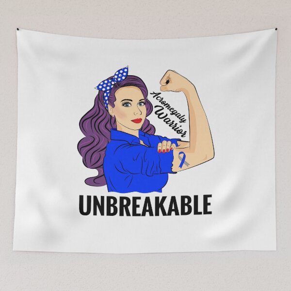 Item preview, Acromegaly Awareness Warrior Unbreakable designed and sold by ZNOVANNA.