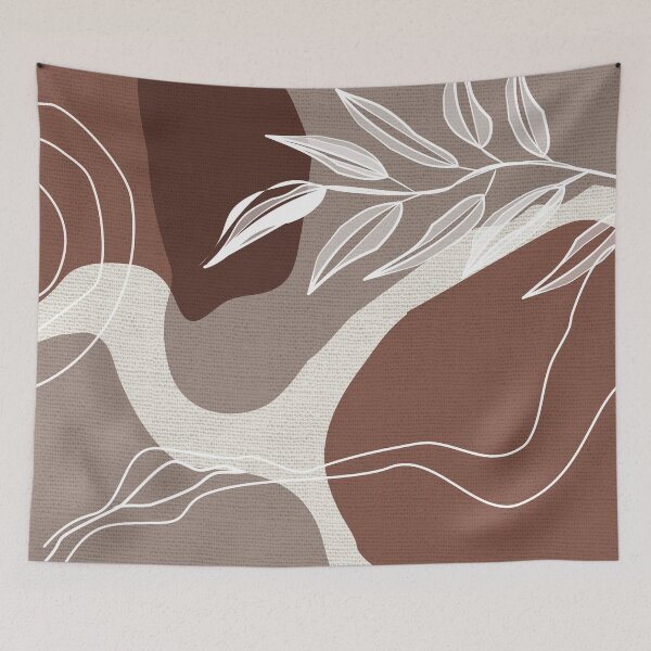Item preview, Leafy Lane in Musk Mauve 3 designed and sold by simplydesignart.