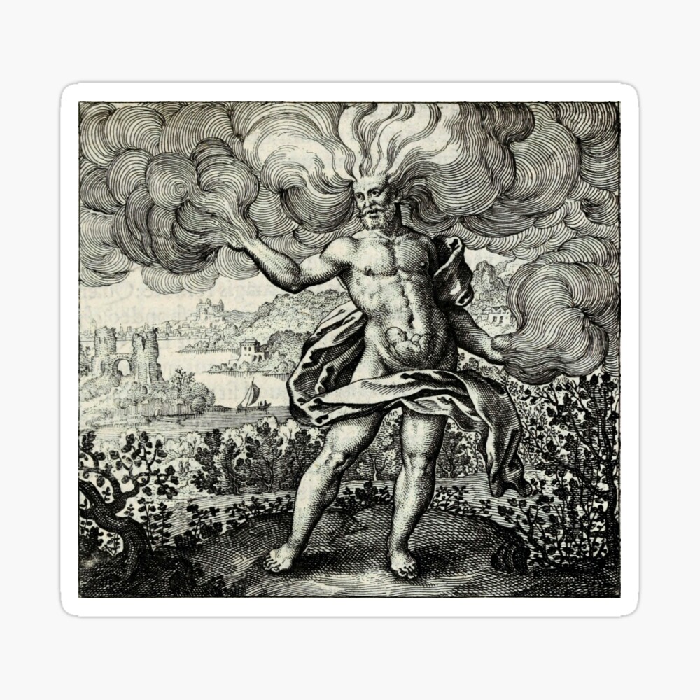 Boreas Greek God Of Cold North Wind Winter Mythology Poster By Fine Art Shop Redbubble