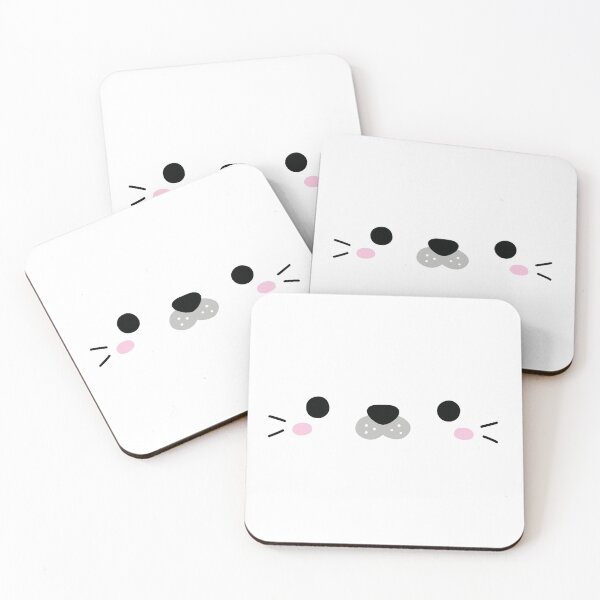 Item preview, Cute White Seal Face designed and sold by rustydoodle.