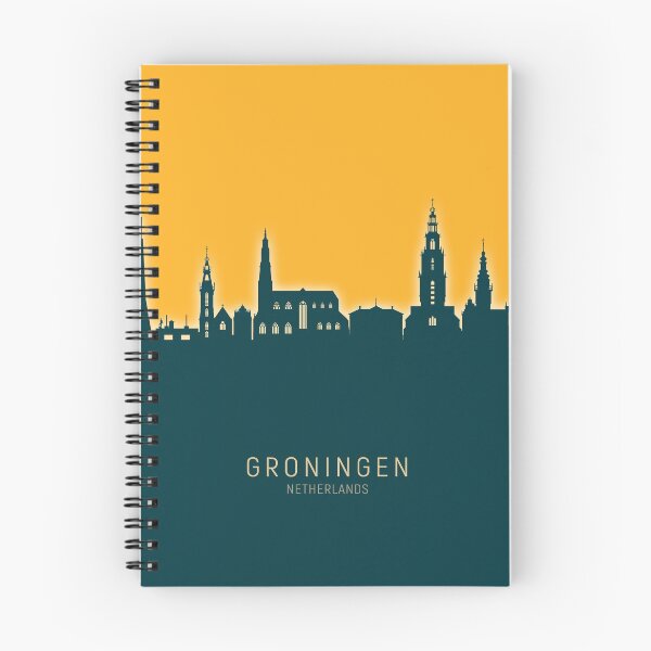 Item preview, Groningen The Netherlands Skyline designed and sold by ArtPrints.