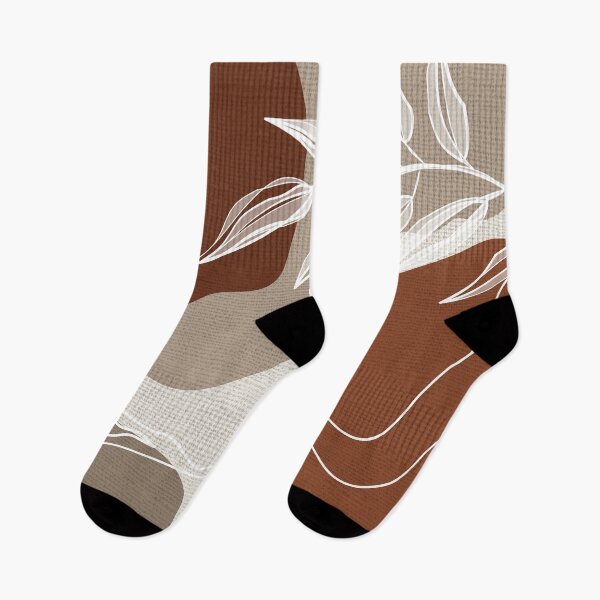 Item preview, Leafy Lane in Cinnamon and Taupe 3 designed and sold by simplydesignart.