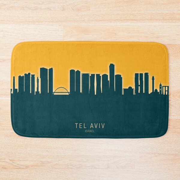 Item preview, Tel Aviv Israel Skyline designed and sold by ArtPrints.