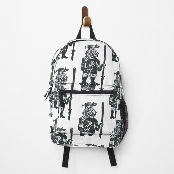 Item preview, walking warrior carrying spear designed and sold by Ace Rockman.