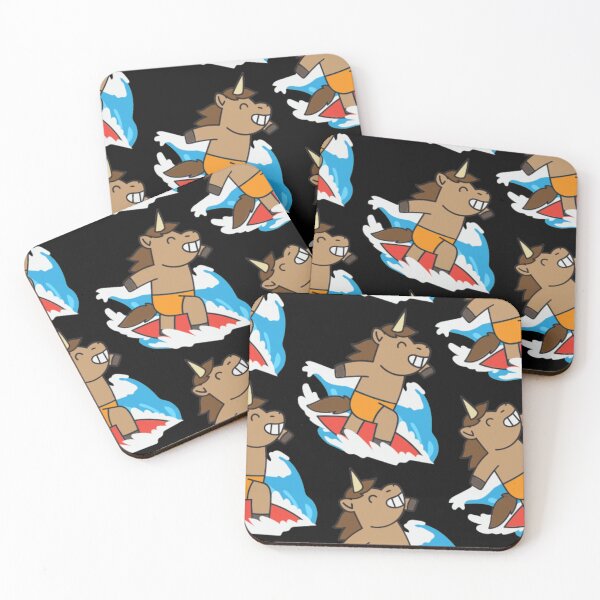 Item preview, Surfing Unicorn Pattern  designed and sold by joabaj.