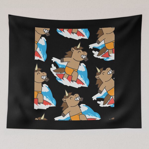 Item preview, Surfing Unicorn Pattern  designed and sold by joabaj.