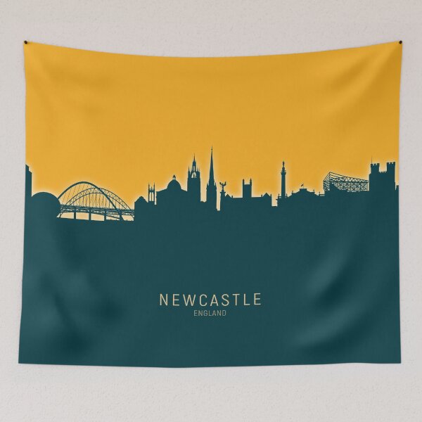Artikelvorschau, Newcastle England Skyline entworfen und verkauft von ArtPrints.