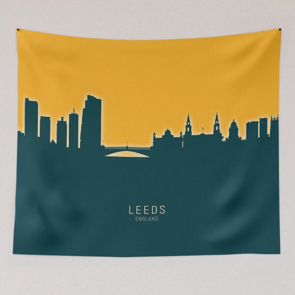 Item preview, Leeds England Skyline designed and sold by ArtPrints.