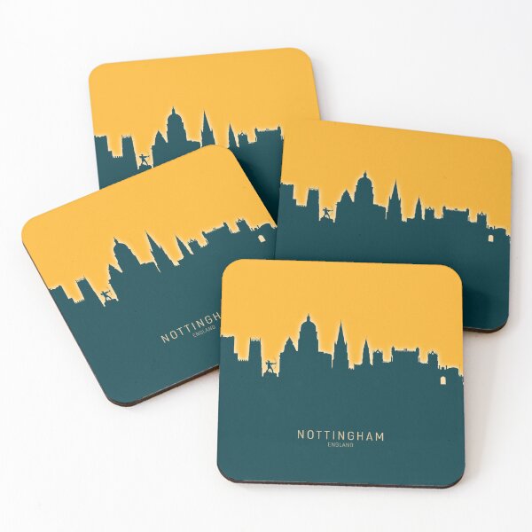 Item preview, Nottingham England Skyline designed and sold by ArtPrints.