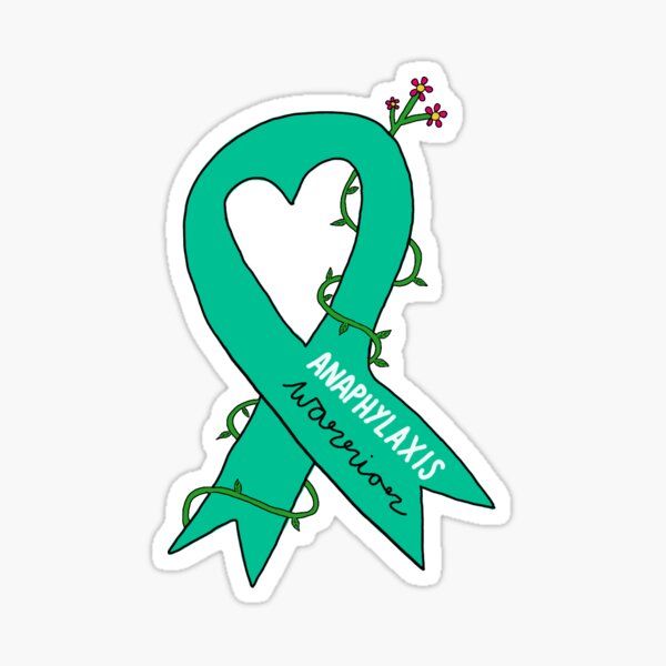 Emerald Green awareness Sticker for Sale by SalwaSAlQattan