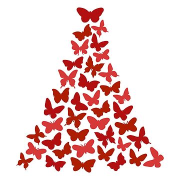 Butterfly Christmas Tree  Colorful christmas tree, Christmas tree