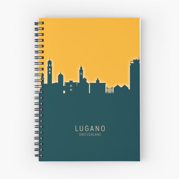 Item preview, Lugano Switzerland Skyline designed and sold by ArtPrints.