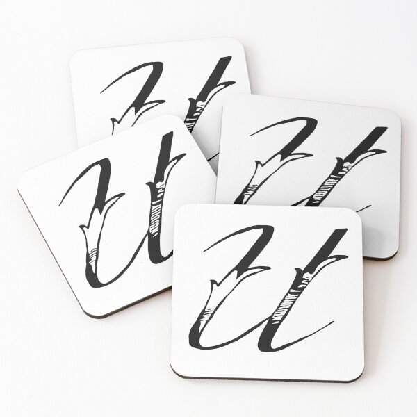 Item preview, Vintage Elegant Black and White Monogram Letter U designed and sold by Vintage-TM.