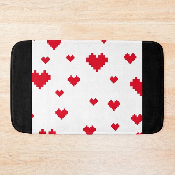 Item preview, Pixel Red Hearts Pattern  designed and sold by joabaj.