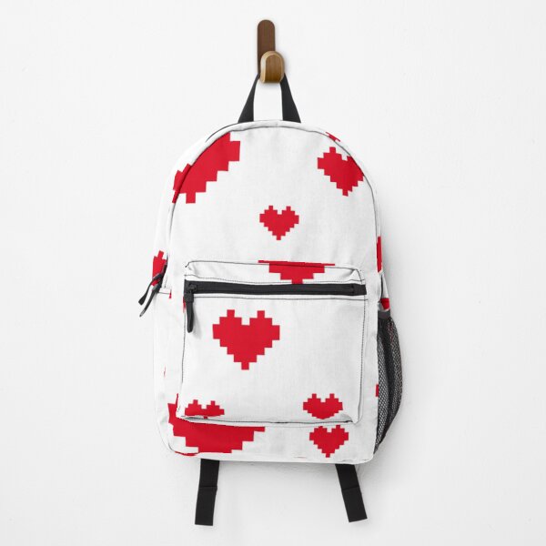 Item preview, Pixel Red Hearts Pattern designed and sold by joabaj.