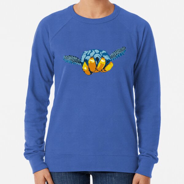 Turtle Hand Signal Lightweight Sweatshirt