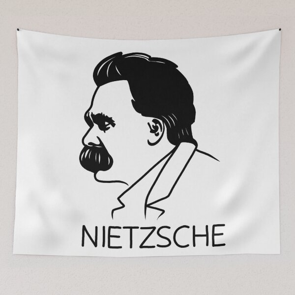 Item preview, Friedrich Nietzsche designed and sold by ValentinaHramov.