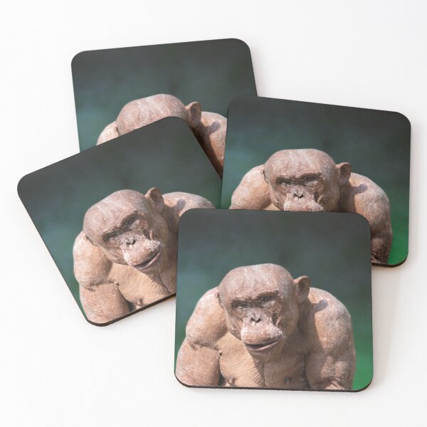 Item preview, Muscular Jambo The Hairless Chimp designed and sold by rawshutterbug.