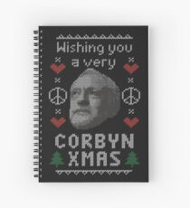 Wishing You A Very Corbyn Xmas Spiral Notebook