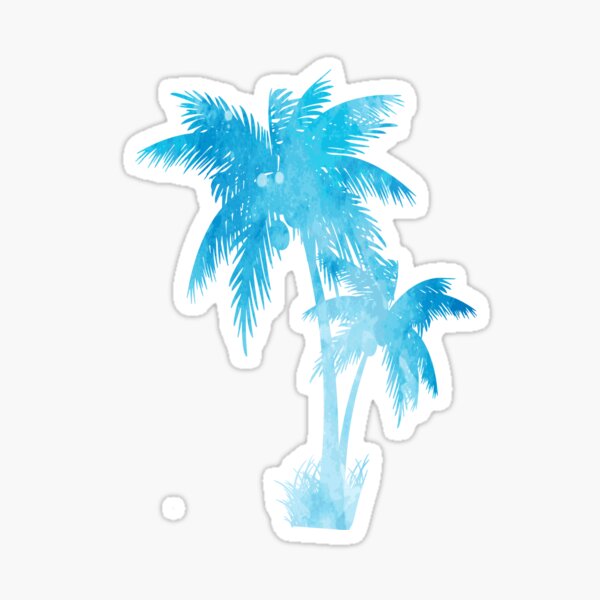 Palm tree original watercolor • Also buy this artwork on stickers, apparel,  phone cases, and more.