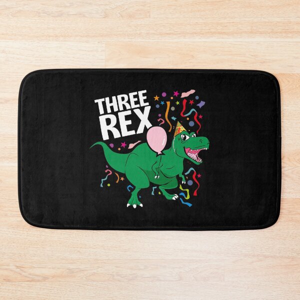 Item preview, Three Rex 3rd Birthday Boy Dinosaur Party designed and sold by 2blackcherries.