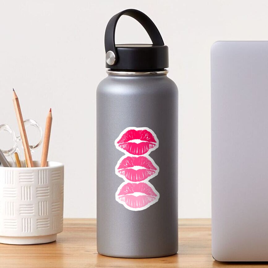 Lips Fashion Pink Sticker