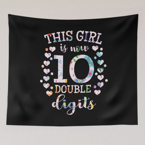 Item preview, This girl is 10 Double Digits 10th Birthday Gift designed and sold by 2blackcherries.