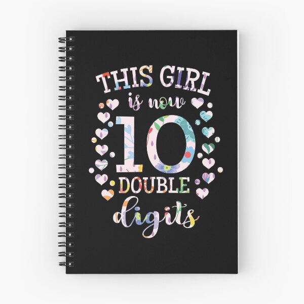 Item preview, This girl is 10 Double Digits 10th Birthday Gift designed and sold by 2blackcherries.