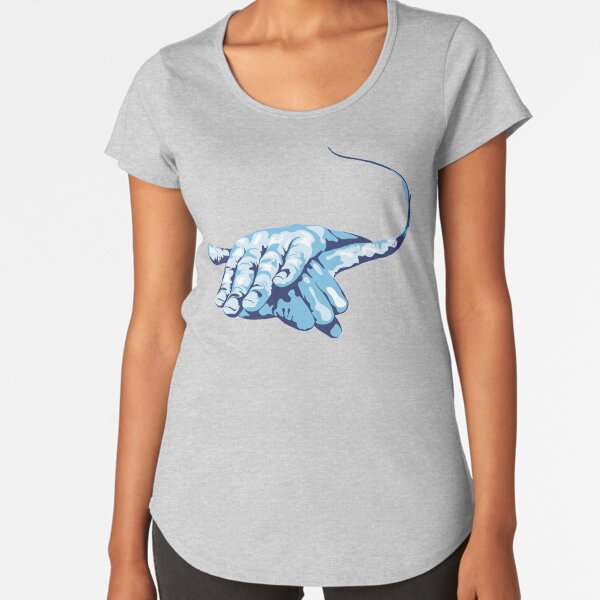 Stingray Hand Signal Premium Scoop T-Shirt