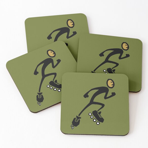 Item preview, Stickman - Rollerblading designed and sold by XCEEDTRANSITION.