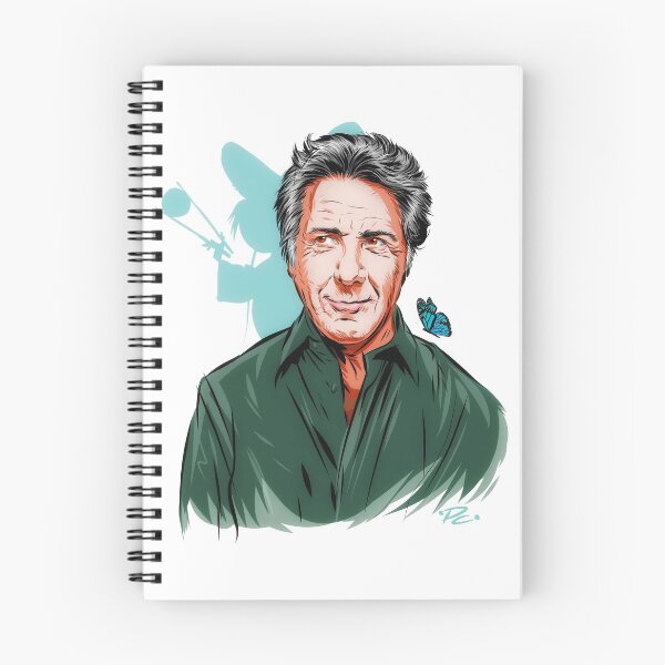 Item preview, Dustin Hoffman - An illustration by Paul Cemmick designed and sold by TIGERDAVER.