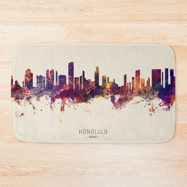 Item preview, Honolulu Hawaii Skyline designed and sold by ArtPrints.