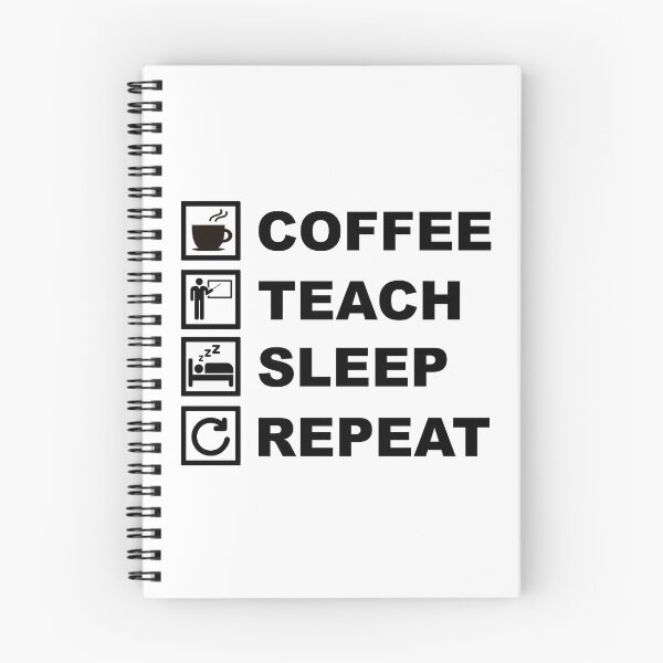 Item preview, Coffee Teach Sleep Repeat designed and sold by printadorable.