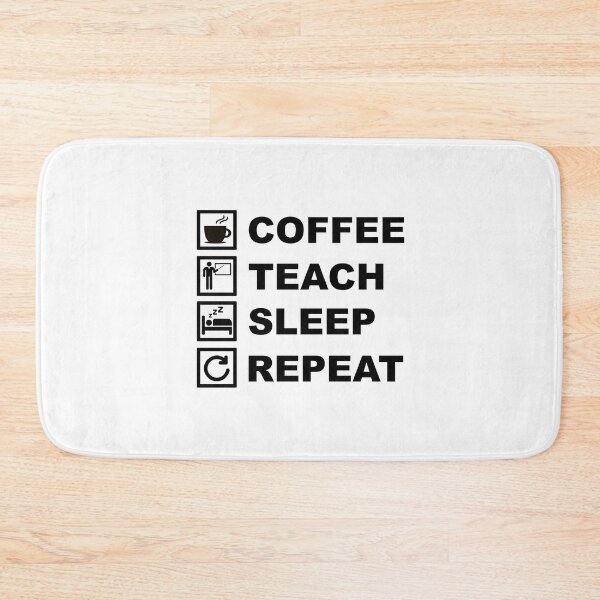 Item preview, Coffee Teach Sleep Repeat designed and sold by printadorable.