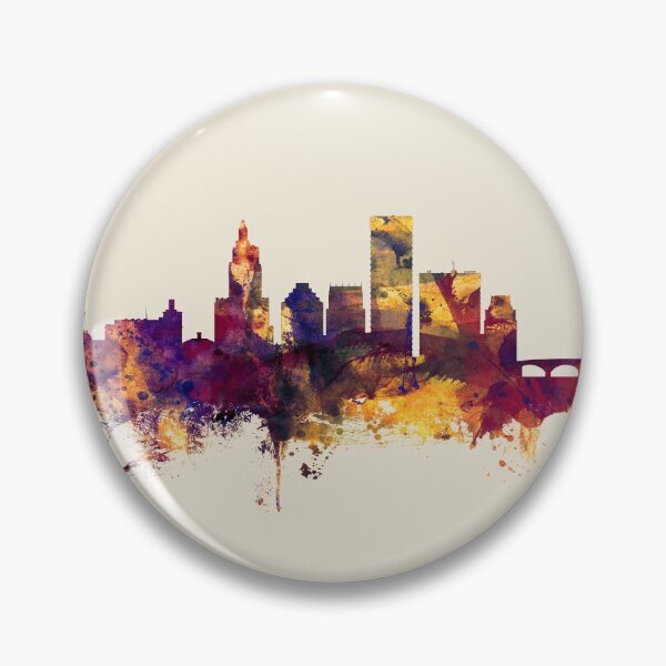 Item preview, Providence Rhode Island Skyline designed and sold by ArtPrints.
