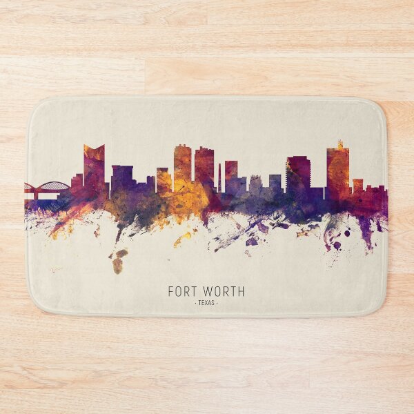 Item preview, Fort Worth Texas Skyline designed and sold by ArtPrints.
