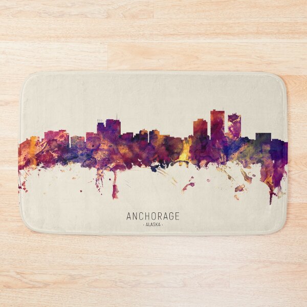 Item preview, Anchorage Alaska Skyline designed and sold by ArtPrints.
