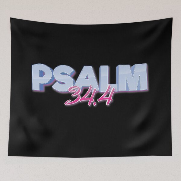 Item preview, Psalm 34:4 Quote The Bible Delivered Me From All My Fears inspirational designed and sold by ProjectX23.
