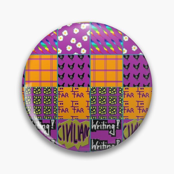 Item preview, Patchwork: Daisy, Hearts, Civilian, Writing, Plaid designed and sold by JoanNinjaHen.
