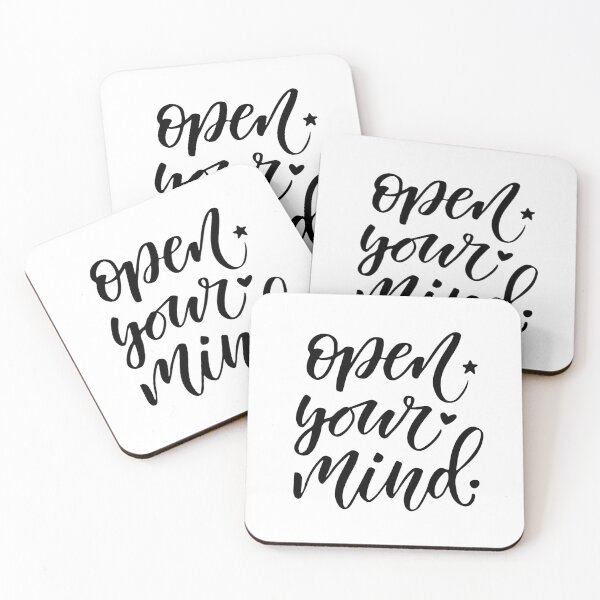 Item preview, Open your Mind calligraphic text designed and sold by worldion.