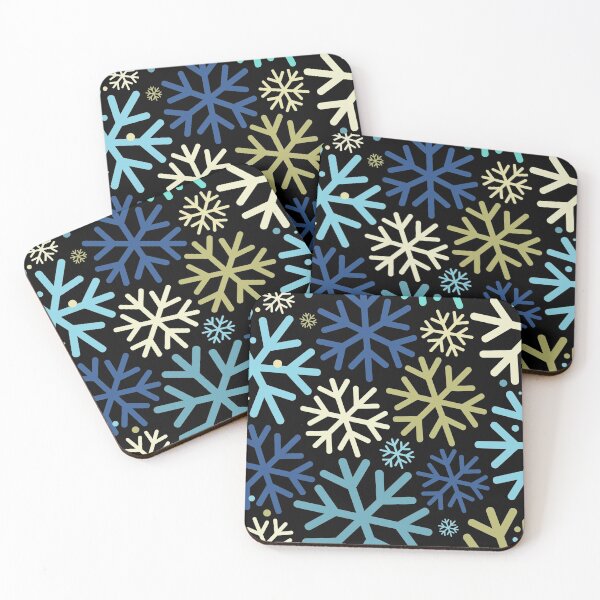 Item preview, Blue Snowflakes Pattern  designed and sold by joabaj.