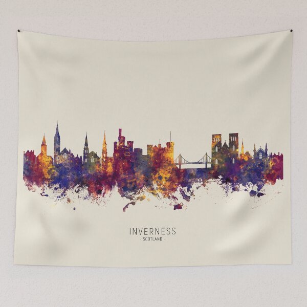 Item preview, Inverness Scotland Skyline designed and sold by ArtPrints.