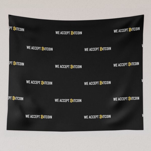 Item preview, We Accept Bitcoin - Crypto Currency Traders designed and sold by JukeLox.