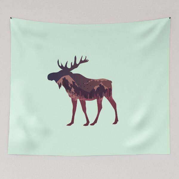 Item preview, moose lover,moose gift animal moose nature in alaska elk designed and sold by ELmezz.