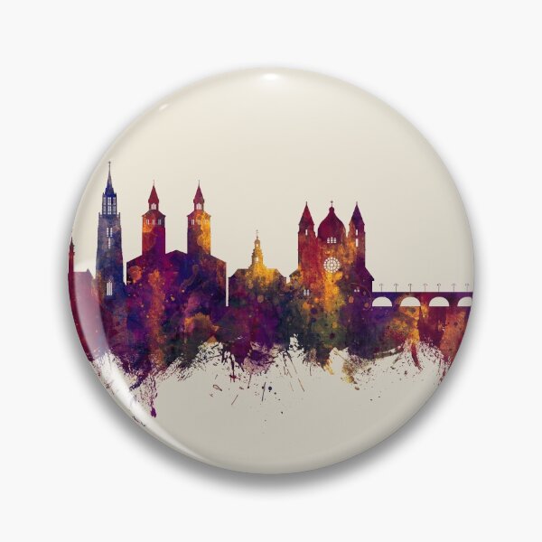 Item preview, Maastricht The Netherlands Skyline designed and sold by ArtPrints.