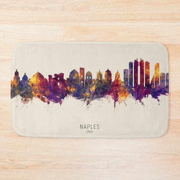 Item preview, Naples Italy Skyline designed and sold by ArtPrints.