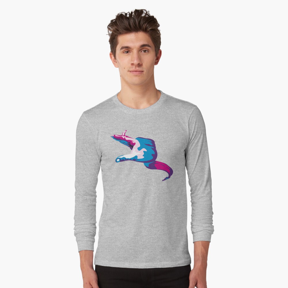 Moray Eel Hand Signal Long Sleeve T-Shirt